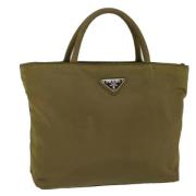 Pre-owned Nylon prada-bags Prada Vintage , Green , Dames