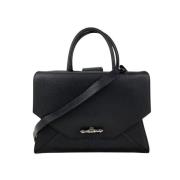 Pre-owned Leather handbags Givenchy Pre-owned , Black , Dames