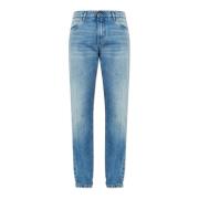 Jeans met logo Dolce & Gabbana , Blue , Heren