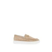 Medusa '95 Greek Suede Moccasins Versace , Beige , Heren