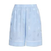 Zijden shorts Dolce & Gabbana , Blue , Dames