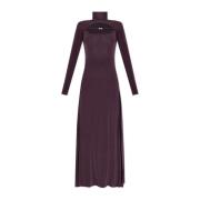 Jurk met uitsnijding Versace Jeans Couture , Purple , Dames