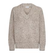 Luxe Sweaters voor Mannen en Vrouwen Brunello Cucinelli , Brown , Dame...