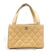 Pre-owned Leather chanel-bags Chanel Vintage , Brown , Dames