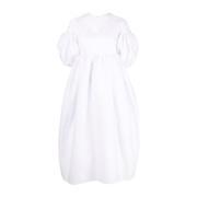 Sneeuwwitte Pofmouw Jurk Cecilie Bahnsen , White , Dames