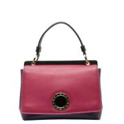 Pre-owned Leather handbags Bvlgari Vintage , Pink , Dames