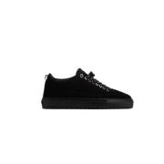 Zwarte Uniform Sneakers Tijdloze Stijl Mason Garments , Black , Heren