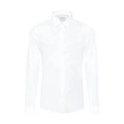 Moderne Elegantie Poplin Overhemd Calvin Klein , White , Heren