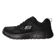 Ademende Sportieve Sneakers Skechers , Black , Heren