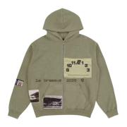 Beperkte oplage Zip Up Hoodie Khaki Brown Travis Scott , Green , Heren