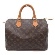 Pre-owned Canvas louis-vuitton-bags Louis Vuitton Vintage , Brown , Da...