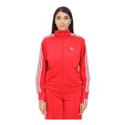 Rode Adicolor Classics Rits Sweater Adidas Originals , Red , Dames