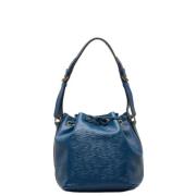 Pre-owned Leather louis-vuitton-bags Louis Vuitton Vintage , Blue , Da...