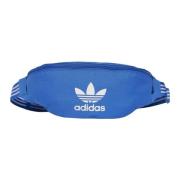 Blauwe Adicolor Heuptas Sportieve Stijl Adidas Originals , Blue , Here...