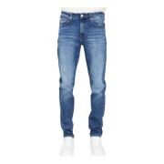 Slim Tapered Denim Jeans Calvin Klein Jeans , Blue , Heren