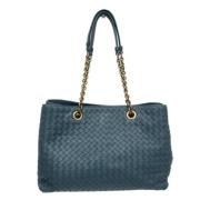 Pre-owned Leather totes Bottega Veneta Vintage , Green , Dames