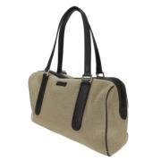 Pre-owned Canvas gucci-bags Gucci Vintage , Beige , Dames