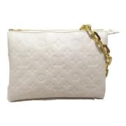 Pre-owned Canvas louis-vuitton-bags Louis Vuitton Vintage , Beige , Da...