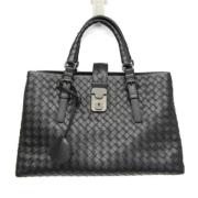 Pre-owned Leather handbags Bottega Veneta Vintage , Black , Dames