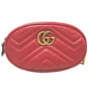 Pre-owned Leather gucci-bags Gucci Vintage , Red , Dames