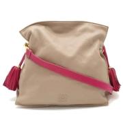 Pre-owned Leather shoulder-bags Loewe Pre-owned , Pink , Dames