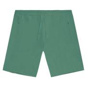 Donkerblauwe Sweat Shorts Regular Fit Kultivate , Green , Heren