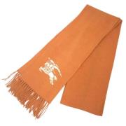 Pre-owned Fabric scarves Burberry Vintage , Orange , Dames