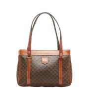 Pre-owned Canvas handbags Celine Vintage , Brown , Dames