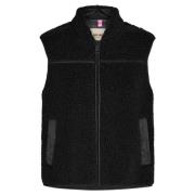 Teddy Vest - Mmrowe MOS Mosh , Black , Dames