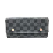 Pre-owned Fabric wallets Louis Vuitton Vintage , Black , Dames