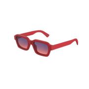 Rode zonnebril Caro stijl Retrosuperfuture , Red , Unisex