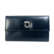 Pre-owned Leather wallets Cartier Vintage , Black , Dames