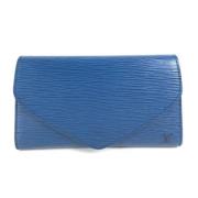 Pre-owned Leather louis-vuitton-bags Louis Vuitton Vintage , Blue , Da...