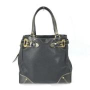 Pre-owned Leather louis-vuitton-bags Louis Vuitton Vintage , Black , D...