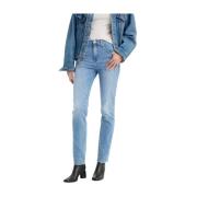 Klassieke Denim Jeans Levi's , Blue , Dames