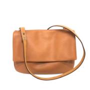 Pre-owned Leather crossbody-bags Hermès Vintage , Brown , Dames