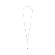 Zilveren Ketting Pin Charme Clip Kraag Boris Bidjan Saberi , Gray , He...