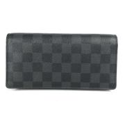 Pre-owned Fabric wallets Louis Vuitton Vintage , Black , Dames