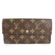 Pre-owned Canvas wallets Louis Vuitton Vintage , Brown , Dames