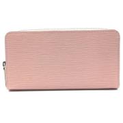 Pre-owned Leather wallets Louis Vuitton Vintage , Pink , Dames