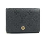 Pre-owned Fabric wallets Louis Vuitton Vintage , Black , Dames