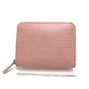 Pre-owned Leather wallets Louis Vuitton Vintage , Pink , Dames