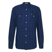 Western Overhemd Wrangler , Blue , Heren