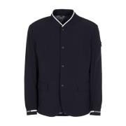 Navy Blue Blazer Jacket Set Armani Exchange , Blue , Heren