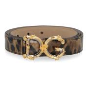 Leren gesp riem Dolce & Gabbana , Multicolor , Dames