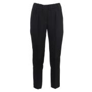 Zijden Blend Korte Broek Brunello Cucinelli , Black , Dames