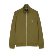 Zebra Logo Zip Sweatshirt Paul Smith , Green , Heren