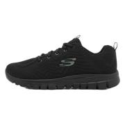 Get Connected Sneakers Skechers , Black , Heren