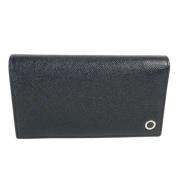 Pre-owned Leather wallets Bvlgari Vintage , Black , Dames