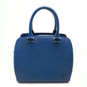 Pre-owned Leather louis-vuitton-bags Louis Vuitton Vintage , Blue , Da...